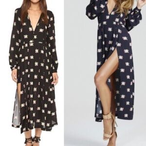 Alice McCall Black Floral Dancing Dress Size 0